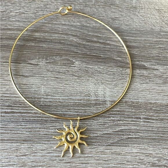 Sun necklace M286 - Picture 3 of 4